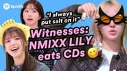Does NMIXX LILY actually eat CDs? 💿