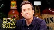 Ed Helms Needs a Mouth Medic While Eating Spicy Wings