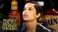 Zoë Kravitz Gets Trippy While Eating Spicy Wings