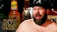 Bert Kreischer Sweats Profusely Eating Spicy Wings