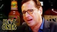 Bob Saget Hiccups Uncontrollably While Eating Spicy Wings