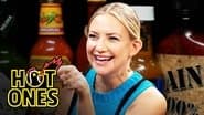 Kate Hudson Stays Positive While Eating Spicy Wings