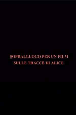 Sopralluogo per un film sulle tracce di Alice