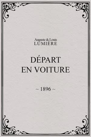 Départ en voiture