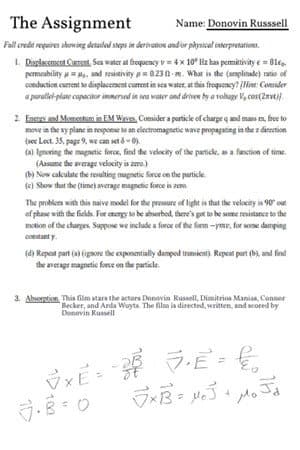 The Assignment