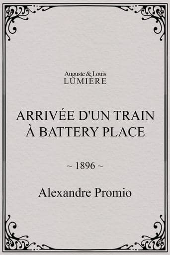 Arrivée d'un train à Battery Place