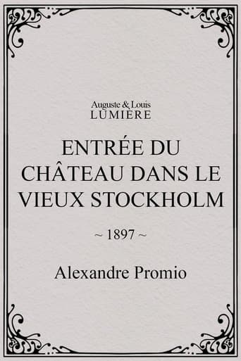 Entrée du château dans le vieux Stockholm
