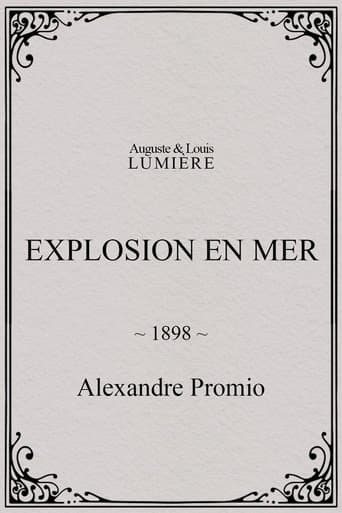 Explosion en mer